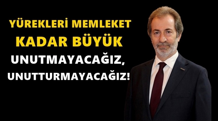 Mehmet &Ccedil;elenk'ten 100. yıl mesajı