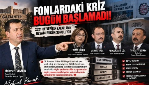 Mehmet Pamuk: Fonlardaki kriz bug&uuml;n başlamadı 