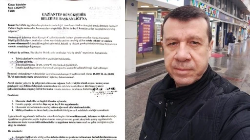 Mehmet Pamuk'tan esnafa tabela talimatına tepki