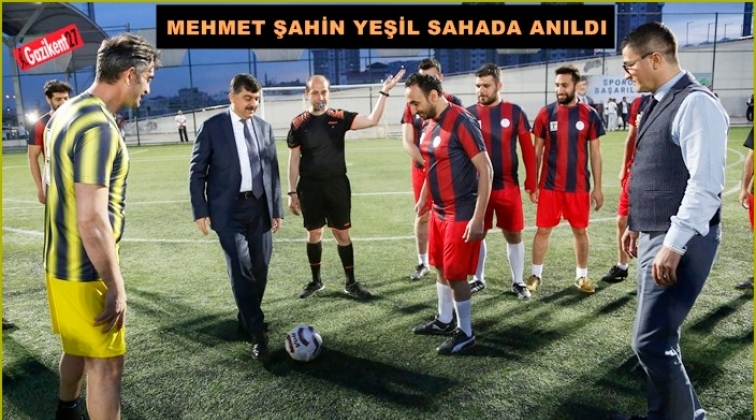 Mehmet Şahin, futbol turnuvası ile anıldı