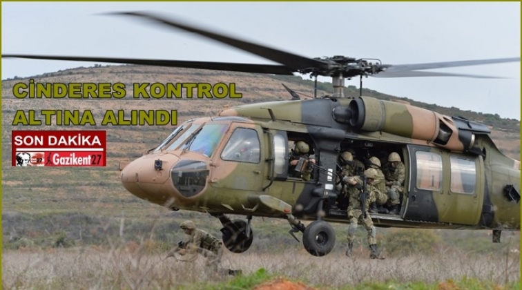 Mehmet&ccedil;ik, Cinderes merkezine T&uuml;rk bayrağı dikti