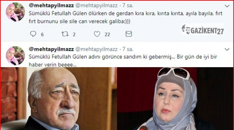 Mehtap Yılmaz'dan 'S&uuml;m&uuml;kl&uuml; Fethullah' paylaşımı