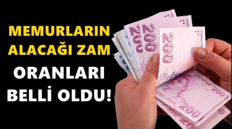Memur maaş zammı oranı belli oldu!
