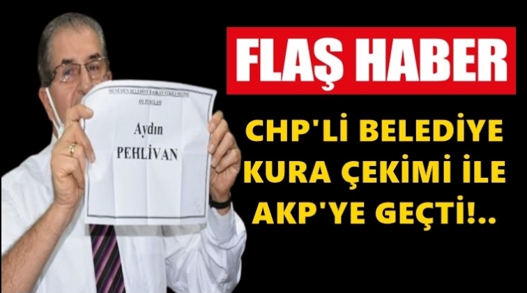 Menemen Belediyesi kura ile AKP&rsquo;ye ge&ccedil;ti!