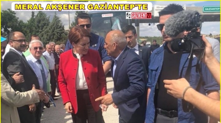 Meral akşener Gaziantep'te