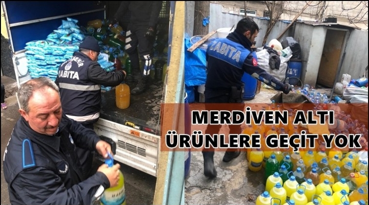 Merdiven altı &uuml;r&uuml;nlere denetim