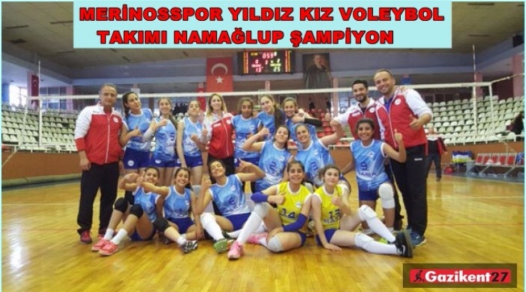 Merinosspor Yıldız kızlarda şampiyon