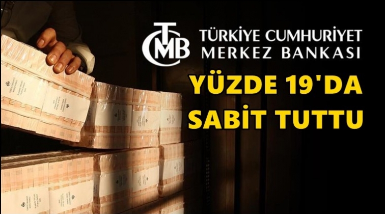 Merkez Bankası faizi yine sabit tuttu!