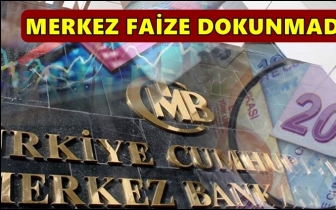 Merkez Bankası faizi&nbsp;yine sabit tuttu!