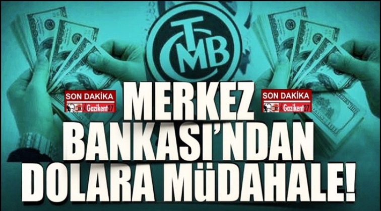 Merkez Bankası’ndan dolara müdahale