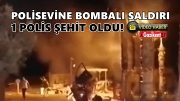 Mersin&rsquo;de polisevine bombalı saldırı: 1 polis şehit