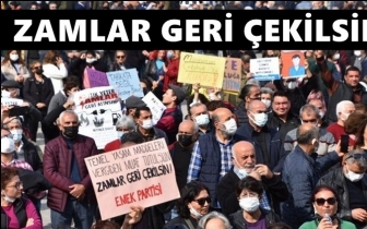 Mersin'de &ldquo;Artık yeter ge&ccedil;inemiyoruz&rdquo; mitingi