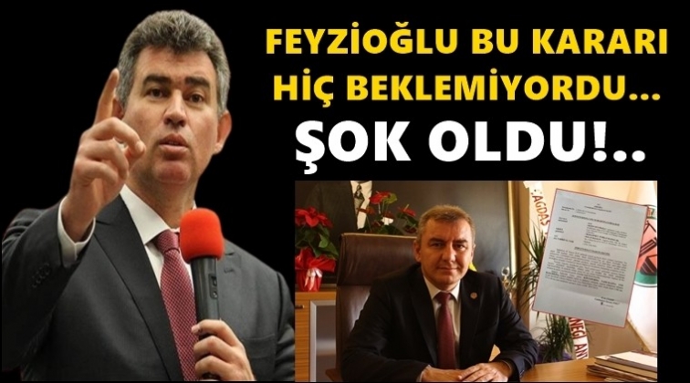 Metin Feyzioğlu&rsquo;na şok karar!