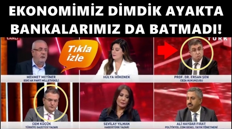 Metiner: Ekonomimiz dimdik ayakta!