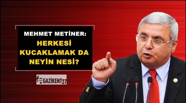 Metiner: Herkesi kucaklamak da neyin nesi?