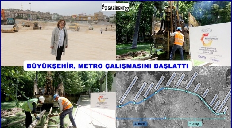 Metro i&ccedil;in ilk sondaj &ccedil;alışması başladı
