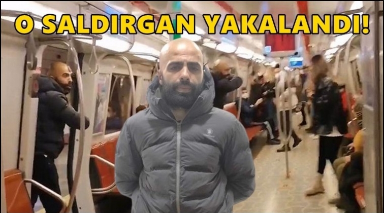 Metrodaki bı&ccedil;aklı saldırgan yakalandı!