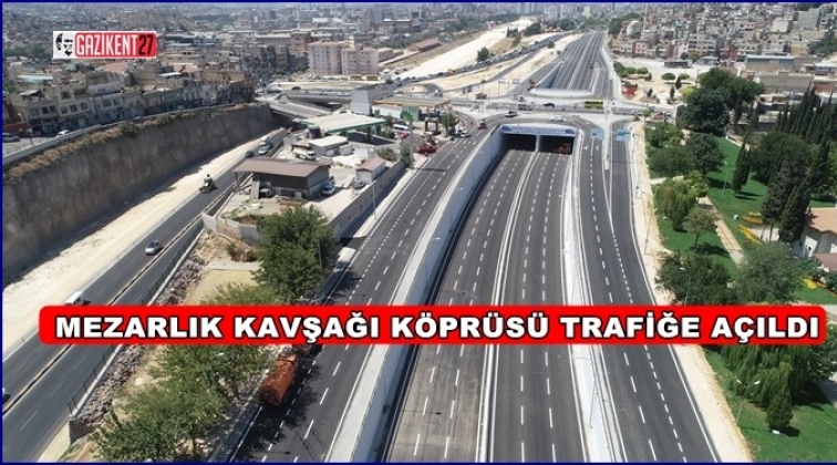 Mezarlık Kavşağı genişletme &ccedil;alışmaları tamamlandı