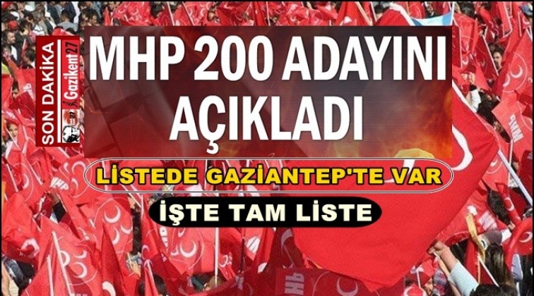 MHP 4&rsquo;&uuml; i 200 başkan adayı a&ccedil;ıkladı!