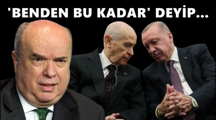 MHP &ldquo;Benden bu kadar&rdquo; deyip...