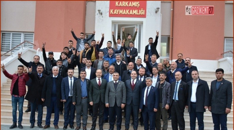 MHP Heyeti&rsquo;nden Karkamış &ccedil;ıkarması