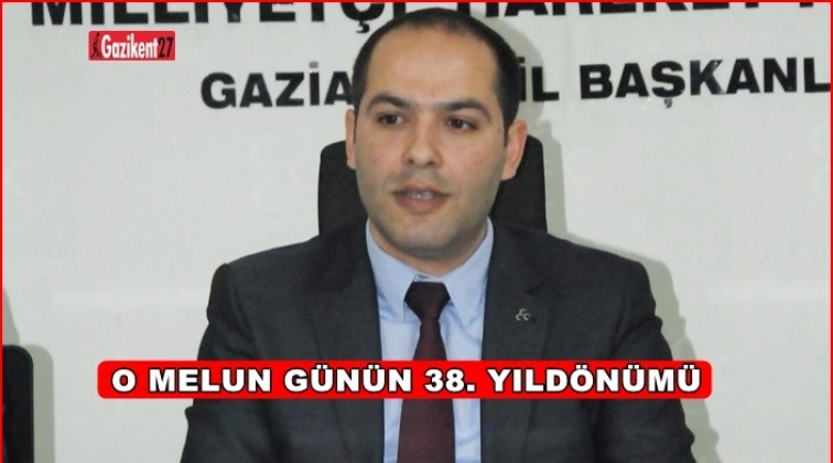 MHP İl Başkanı &Ccedil;elik'ten 12 Eyl&uuml;l a&ccedil;ıklaması