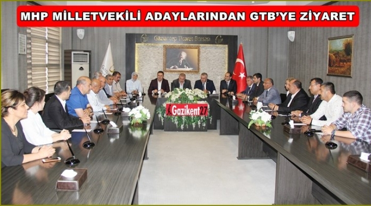 MHP Milletvekili adayları GTB'yi ziyaret etti