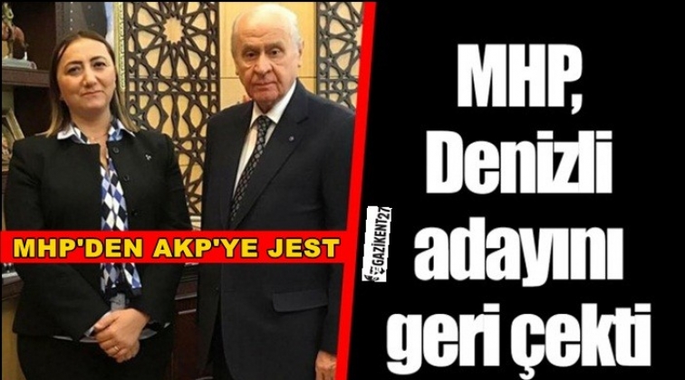 MHP&rsquo;den AKP&rsquo;ye Denizli jesti
