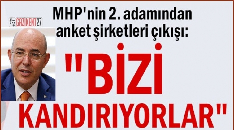 MHP'den anket &ccedil;ıkışı: Bizi kandırıyorlar