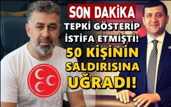 MHP'den istifa eden&nbsp;meclis &uuml;yesi saldırıya uğradı!