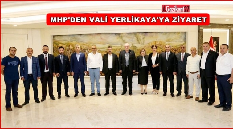 MHP'den Vali Yerlikaya ve Şahin'e ziyaret