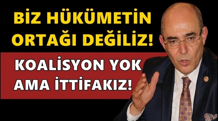 MHP'li Karakaya: Biz h&uuml;k&uuml;metin ortağı değiliz!