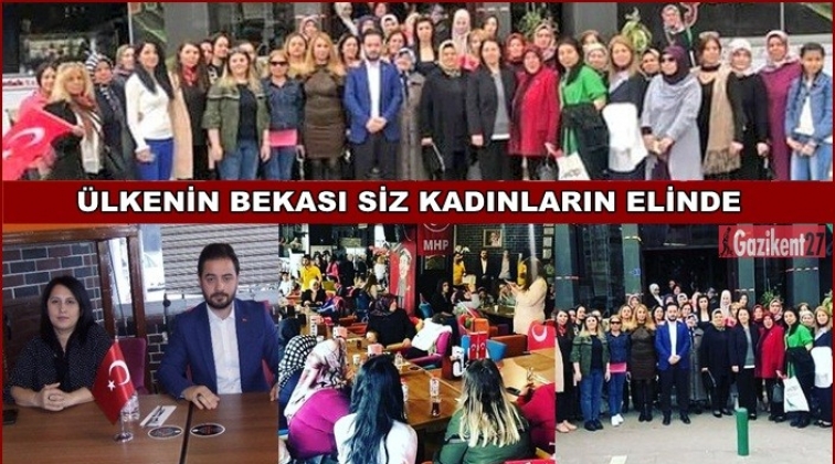 MHP'li K&uuml;&ccedil;&ccedil;&uuml;k, kadınlarla bir araya geldi