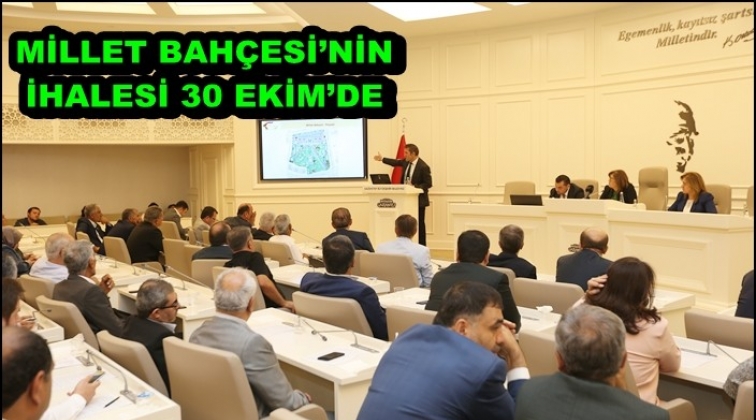 Millet Bah&ccedil;esi ihaleye &ccedil;ıkıyor