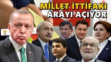 Millet İttifakı arayı a&ccedil;ıyor...