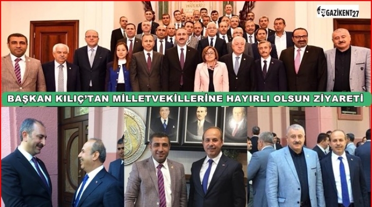 Milletvekillerine hayırlı olsun ziyareti
