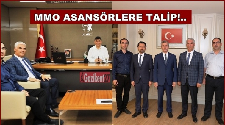 MMO'dan Başkanlara tebrik ziyareti