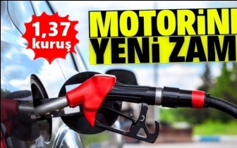 Motorine 1,37 lira zam geldi!