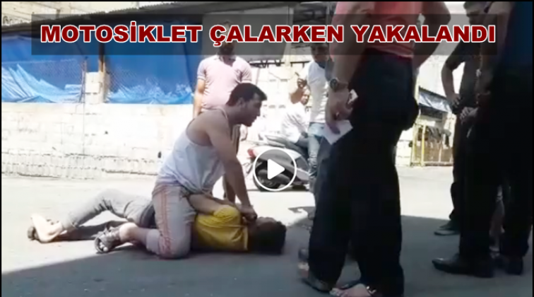 Motosiklet &ccedil;almaya &ccedil;alışırken yakalandı!..