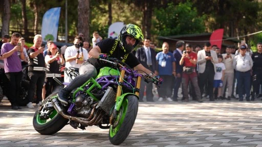 Motosiklet tutkunları Şehitkamil'de buluştu