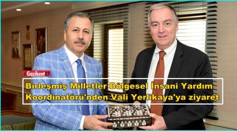 Moumtzis, Vali Yerlikaya&rsquo;yı ziyaret etti