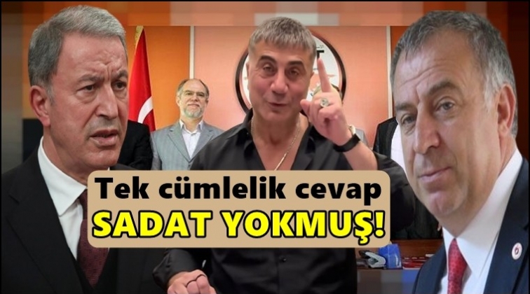 MSB'den SADAT&nbsp;sorusuna tek c&uuml;mlelik yanıt!