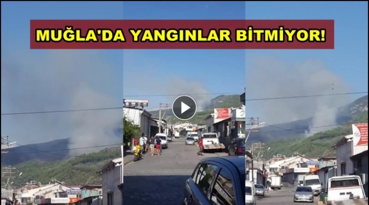 Muğla'da yangınlar s&uuml;r&uuml;yor! Bu kez Fethiye...