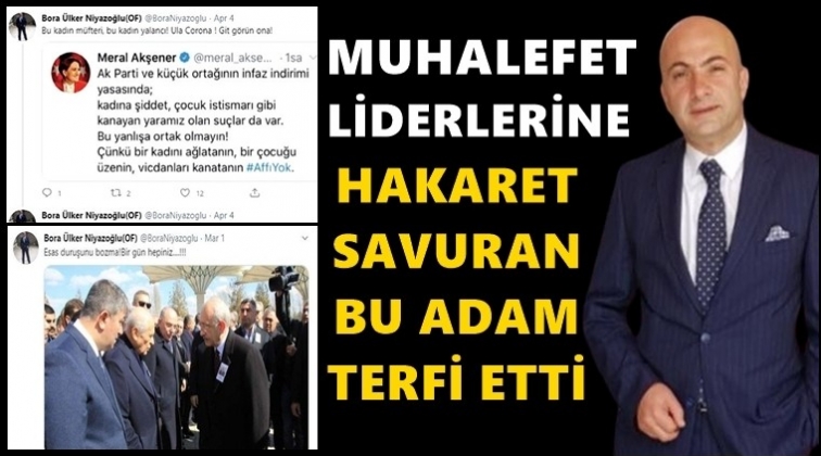 Muhalefete hakarete &ouml;d&uuml;l gibi atama...