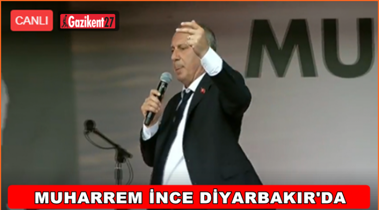 İnce Diyarbakır&rsquo;da: Kalabalığın sonunu g&ouml;remiyorum