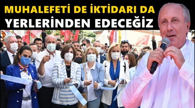 Muharrem İnce: İnşallah se&ccedil;imlerde birinci olacağız...