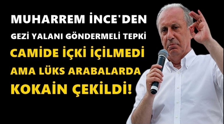 Muharrem İnce'den Ayvatoğlu tepkisi...