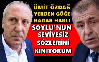 Muharrem İnce'den &Uuml;mit &Ouml;zdağ'a destek!