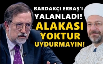 Murat Bardakçı, Ali Erbaş'ı yalanladı!