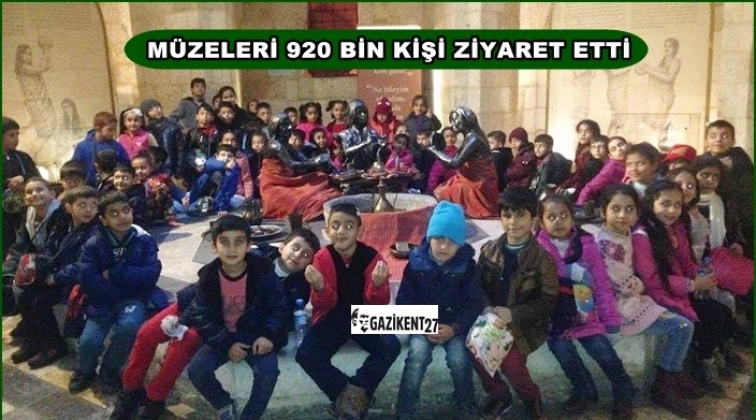 M&uuml;zeleri 2018'de 920 bin kişi ziyaret etti
